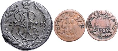 Rußland - Coins, medals and paper money