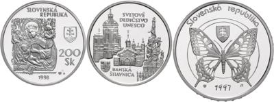 Slowakei - Monete, medaglie e cartamoneta