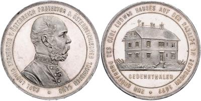 "Raxalpentaler" Gedenk-Vereinstaler 1877 - Coins and medals