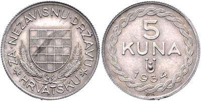 5 Kuna 1934 - Münzen, Medaillen und Papiergeld
