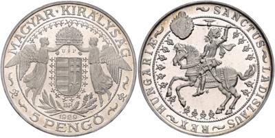 5 Pengö 1929 - Münzen, Medaillen und Papiergeld