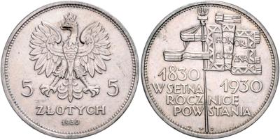 5 Zlotych 1930 - Münzen, Medaillen und Papiergeld