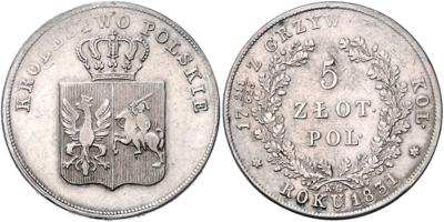 Aufstand 1831 - Monete e medaglie