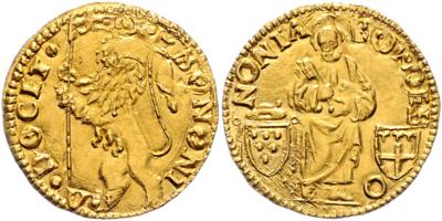 Bologna, Leo X. 1513-1521 GOLD - Coins and medals