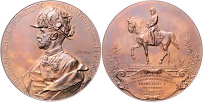 Eh.- Albrecht- Denkmal in Wien - Coins and medals