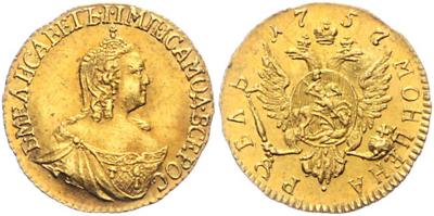 Elisabeth 1741-1762 GOLD - Monete e medaglie