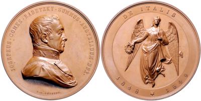 FM Graf Radetzky von Radetz 1766-1858 - Mince a medaile