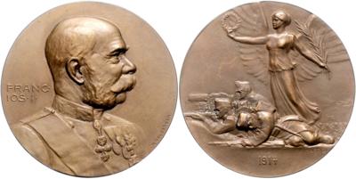 Franz Josef I., 1. Weltkrieg - Monete e medaglie