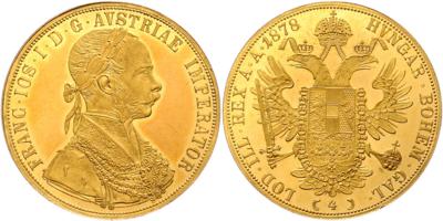 Franz Josef I. GOLD - Münzen, Medaillen und Papiergeld