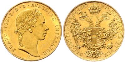 Franz Josef I. GOLD - Münzen, Medaillen und Papiergeld