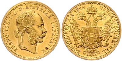 Franz Josef I. GOLD - Münzen, Medaillen und Papiergeld