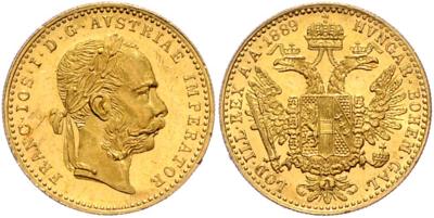 Franz Josef I. GOLD - Münzen, Medaillen und Papiergeld