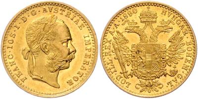 Franz Josef I. GOLD - Münzen, Medaillen und Papiergeld