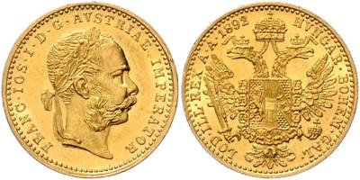 Franz Josef I. GOLD - Münzen, Medaillen und Papiergeld