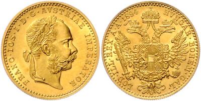 Franz Josef I. GOLD - Münzen, Medaillen und Papiergeld