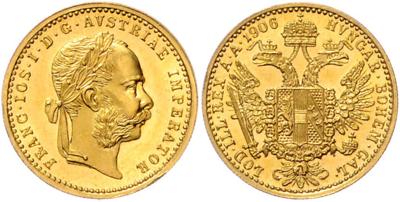 Franz Josef I. GOLD - Münzen, Medaillen und Papiergeld