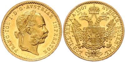 Franz Josef I. GOLD - Münzen, Medaillen und Papiergeld