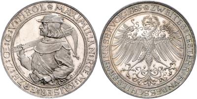 Innsbruck, 2. österreichisches Bundesschiessen 1885 - Coins and medals