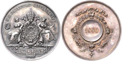 K. K. Gartenbaugesellschaft in Wien 1880 - Mince a medaile