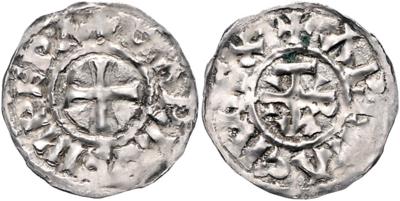Karl der Kahle oder Karl der Dicke 840-877 oder 884-887 - Monete e medaglie