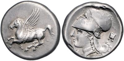 Korinth - Münzen, Medaillen und Papiergeld