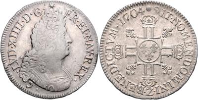 Louis XIV. 1643-1715 - Coins and medals