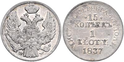 Nikolaus I. 1825-1855 - Coins and medals