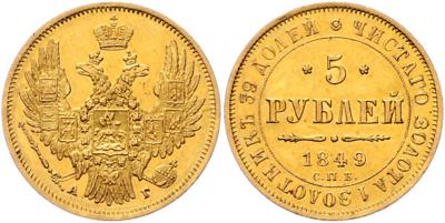 Nikolaus I. 1825-1855 GOLD - Monete e medaglie