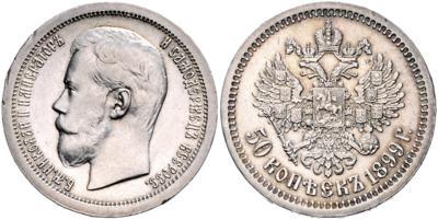 Nikolaus II. 1894-1917 - Münzen, Medaillen und Papiergeld