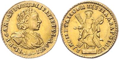 Peter I. 1682-1725 GOLD - Mince a medaile