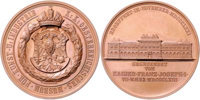 Wien, Museum für Kunst und Industrie (heute: Museum für angewandte Kunst) - Mince a medaile
