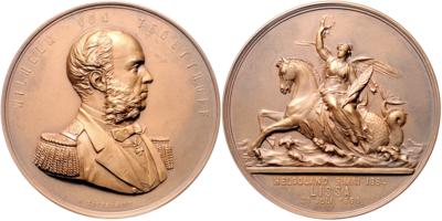 Wilhelm Freiherr von Tegetthoff - Mince a medaile