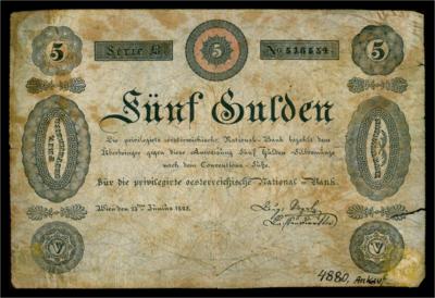 5 Gulden 1823 - Münzen, Medaillen und Papiergeld