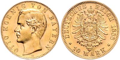 Bayern, Otto 1886-1913 GOLD - Coins and medals