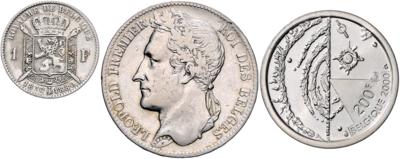 Belgien - Coins and medals