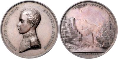 Eroberung von Sidon 1841, Erzherzog Friedrich (Ferdinand Leopold) 1821-1847 - Coins and medals