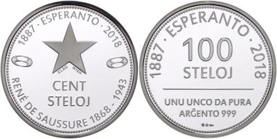 Esperanto-Steloj - Mince a medaile