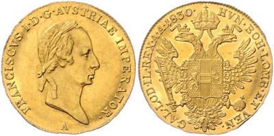 Franz I. GOLD - Münzen, Medaillen und Papiergeld