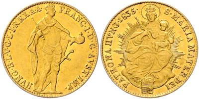 Franz I. GOLD - Coins and medals