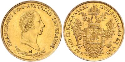 Franz I. GOLD - Münzen, Medaillen und Papiergeld