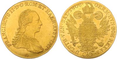 Franz II. GOLD - Münzen, Medaillen und Papiergeld