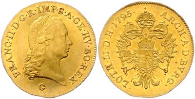 Franz II. GOLD - Mince a medaile