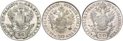 Franz II./I.- 20 Kreuzer Münzstätte Wien - Münzen, Medaillen und Papiergeld