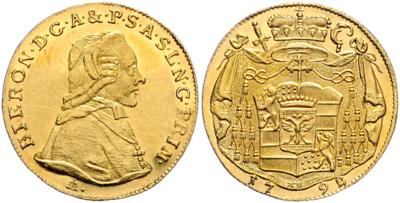 Hieronymus v. Colloredo GOLD - Mince a medaile