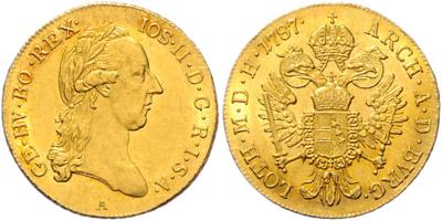 Josef II. GOLD - Münzen, Medaillen und Papiergeld