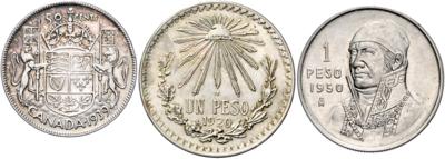 Kanada/Mexiko - Mince a medaile