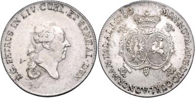 Kurland u. Semgallen, Peter Biron 1769-1795 - Mince a medaile