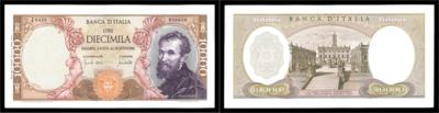 Papiergeld Italien - Münzen, Medaillen und Papiergeld