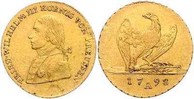 Preussen, Friedrich Wilhelm III. 1797-1840 GOLD - Monete e medaglie