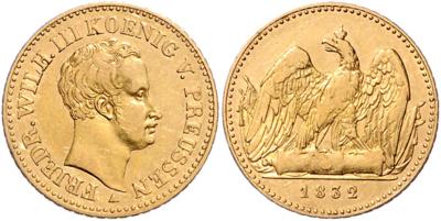 Preussen, Friedrich Wilhelm III. 1797-1840 GOLD - Mince a medaile